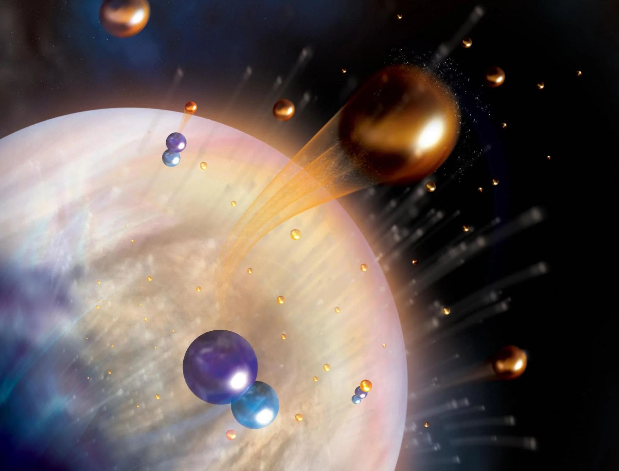 Where did the water from Venus go?