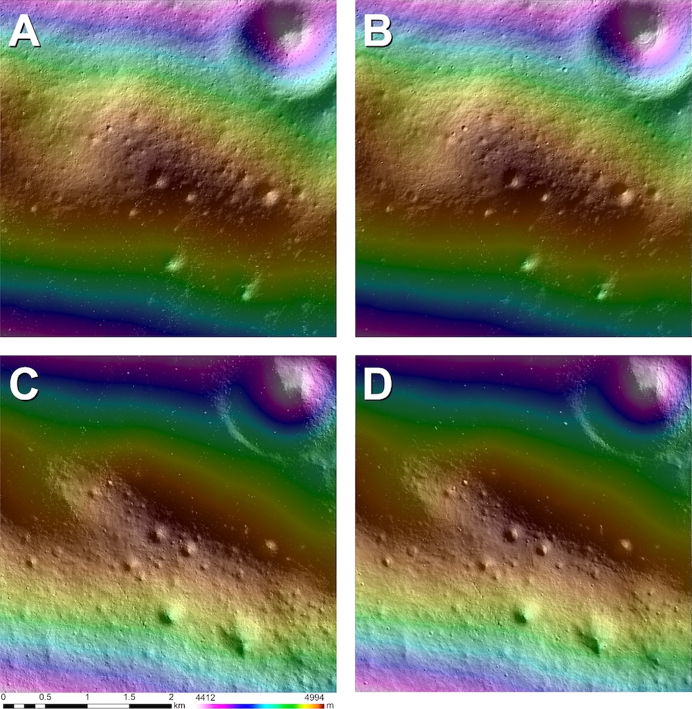 A new method for creating precise maps of the lunar surface