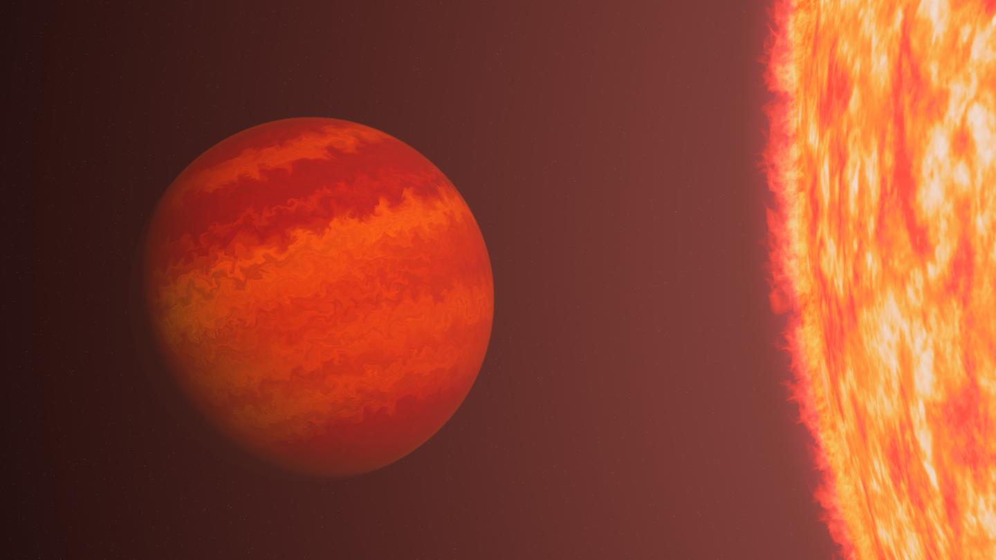 Instead of losing its atmosphere, an exoplanet swelled up and held onto it