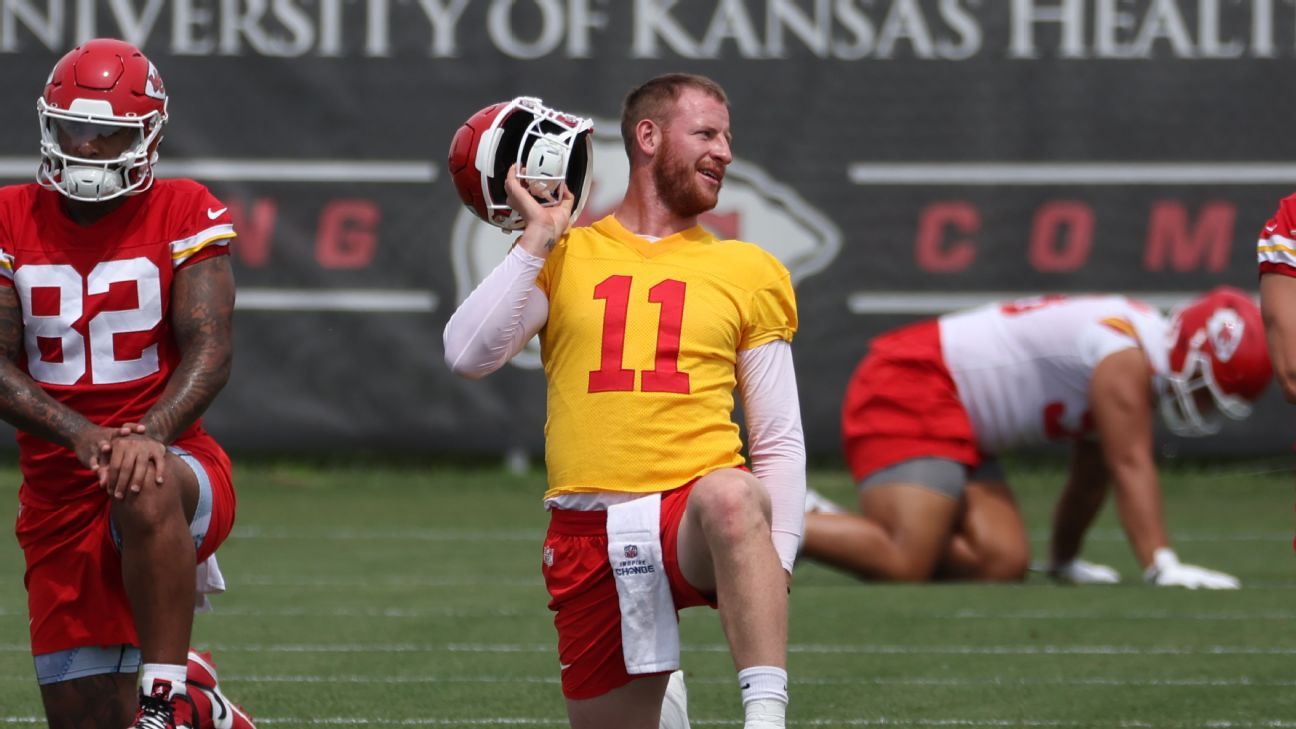 QB Carson Wentz takes on new role as replacement for Patrick Mahomes