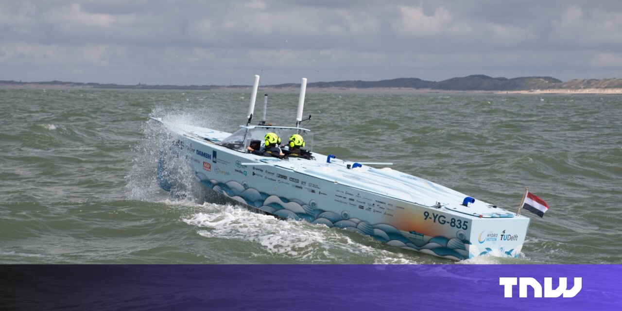 Dutch students cross the North Sea in a hydrogen boat – but you won’t be joining them anytime soon