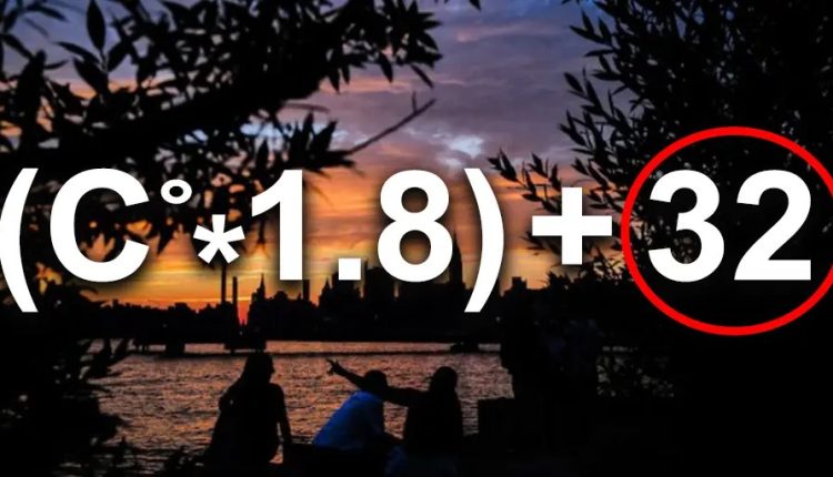 True, Washington Post, rural areas are significantly cooler than cities, but please learn how to convert Celsius to Fahrenheit

