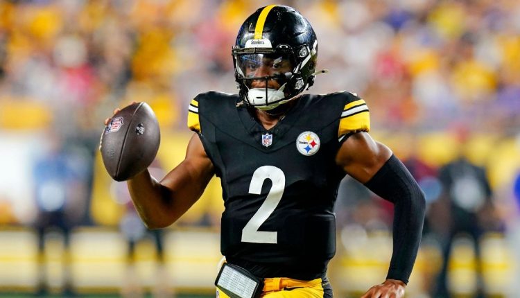 Justin Fields of the Steelers starts, Russell Wilson injured


