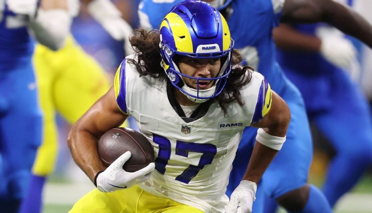 Rams' Puka Nacua aggravates knee injury, lands on injured list


