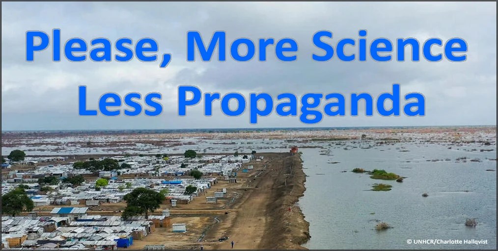 Can we please have more science and less propaganda? – Watts Up With That?