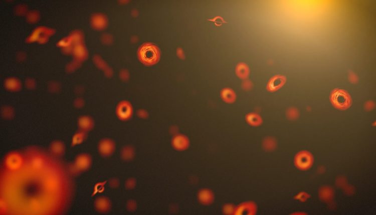 Gravitational wave observatories could detect primordial black holes racing through the solar system

