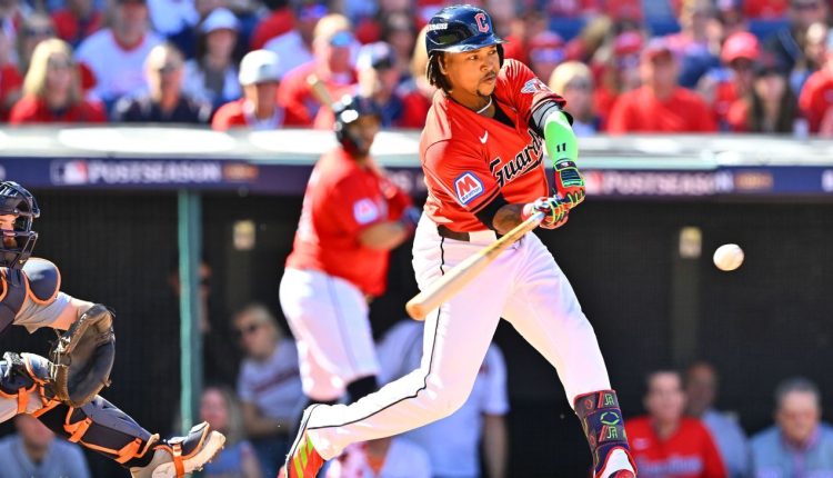 Lane Thomas' home run pushes the Guardians past the Tigers in the ALDS opener

