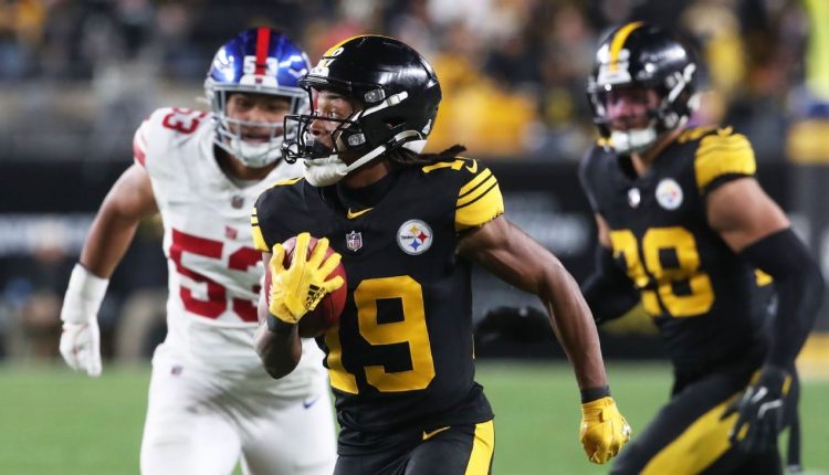 Calvin Austin's two touchdowns help lead the Steelers past the Giants

