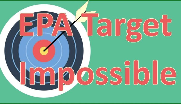 EPA proposes another impossible standard – do you agree?

