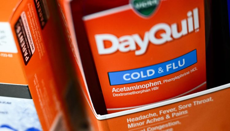 The FDA suggests discontinuing the use of decongestants, which are found in many cold medicines

