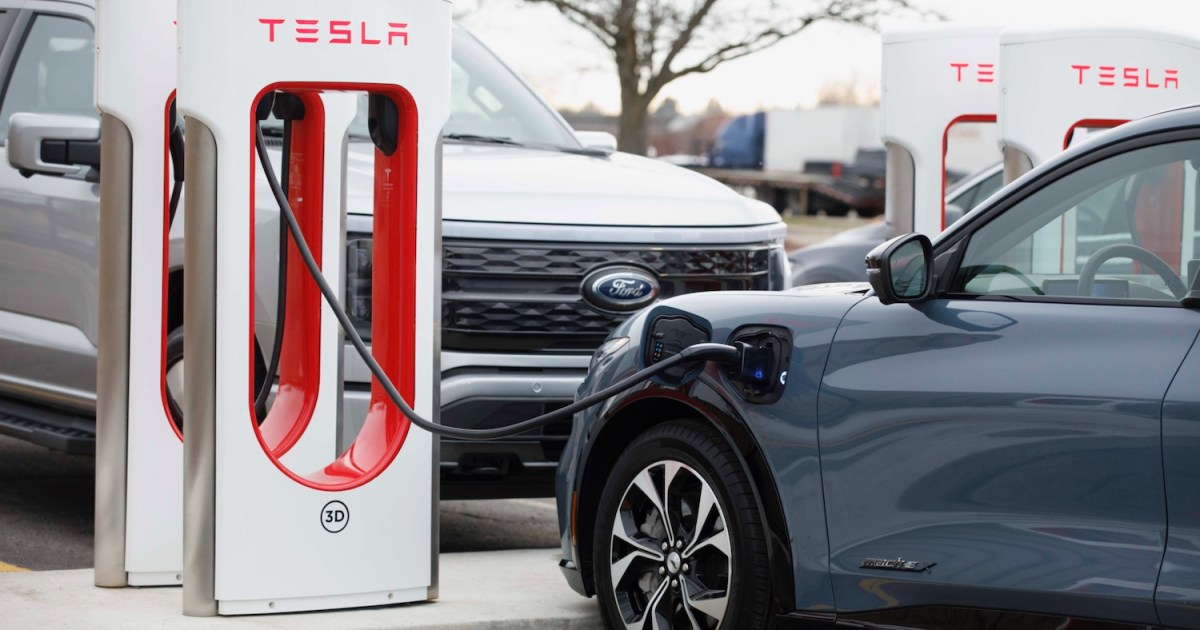 Ford is shipping new adapters for Tesla's SuperCharger network