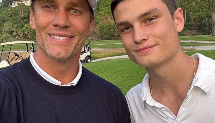 Tom Brady shares a sweet selfie with his lookalike son Jack

