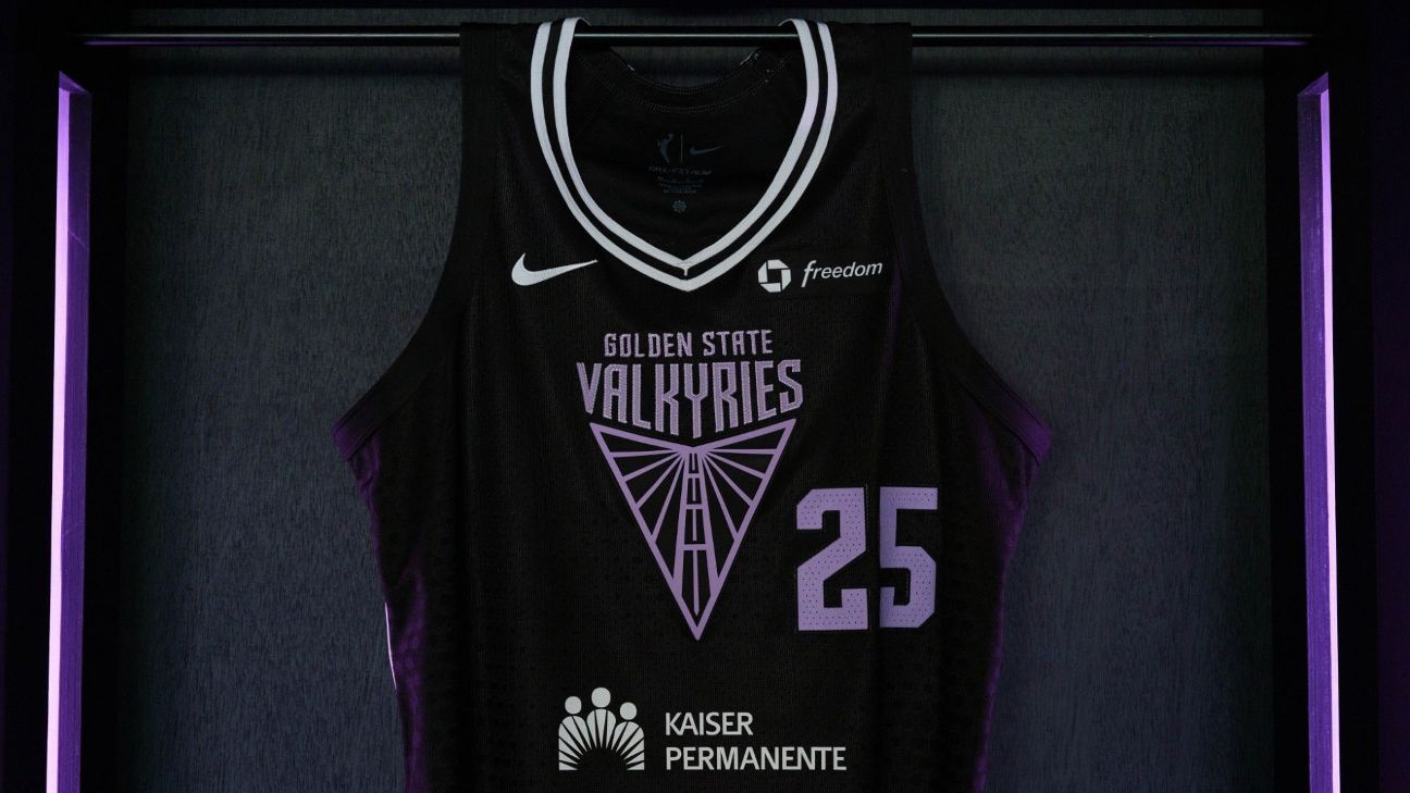 Golden State Valkyries unveil jerseys for first WNBA season