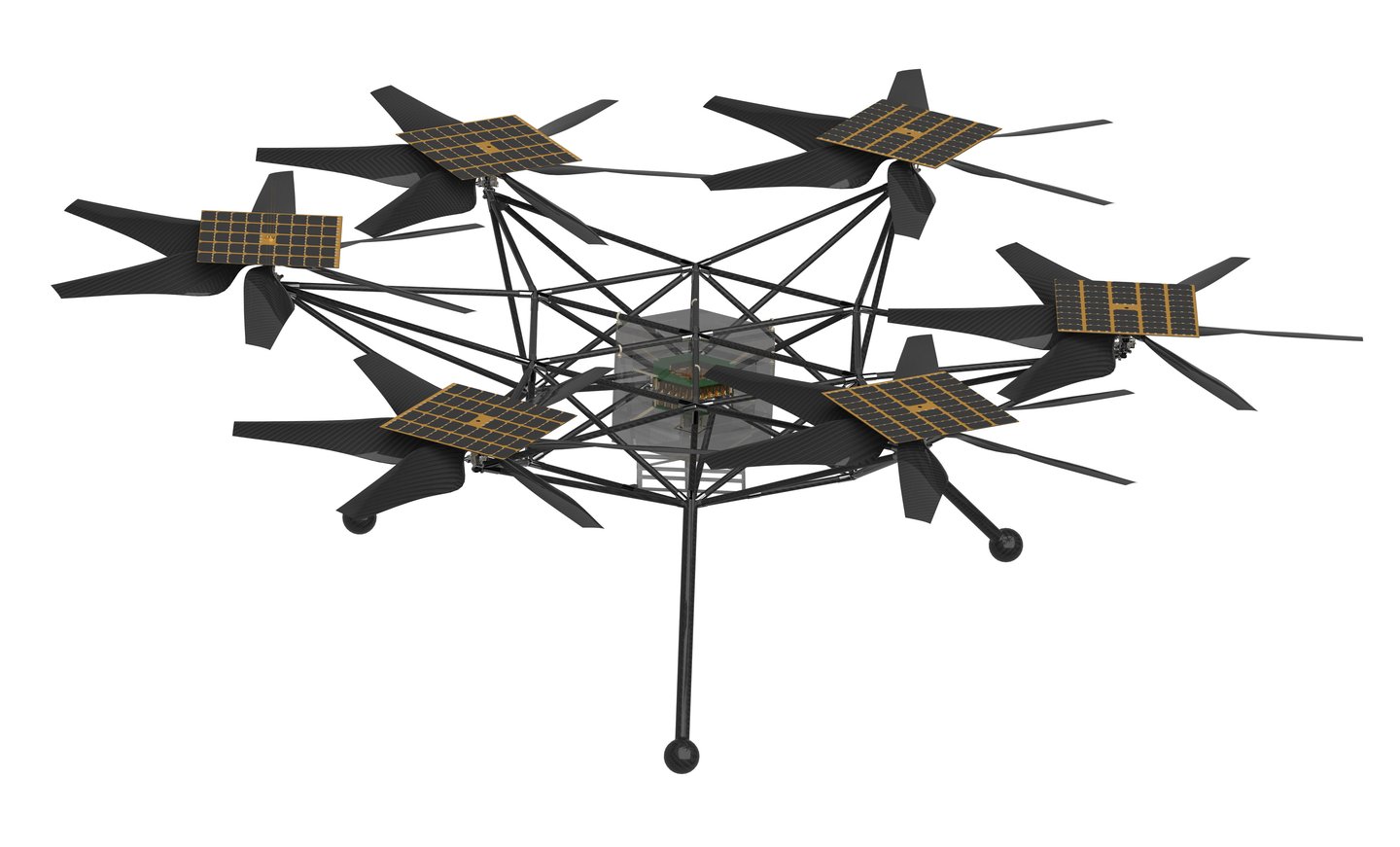 NASA has revealed a new image of its new Mars helicopter.