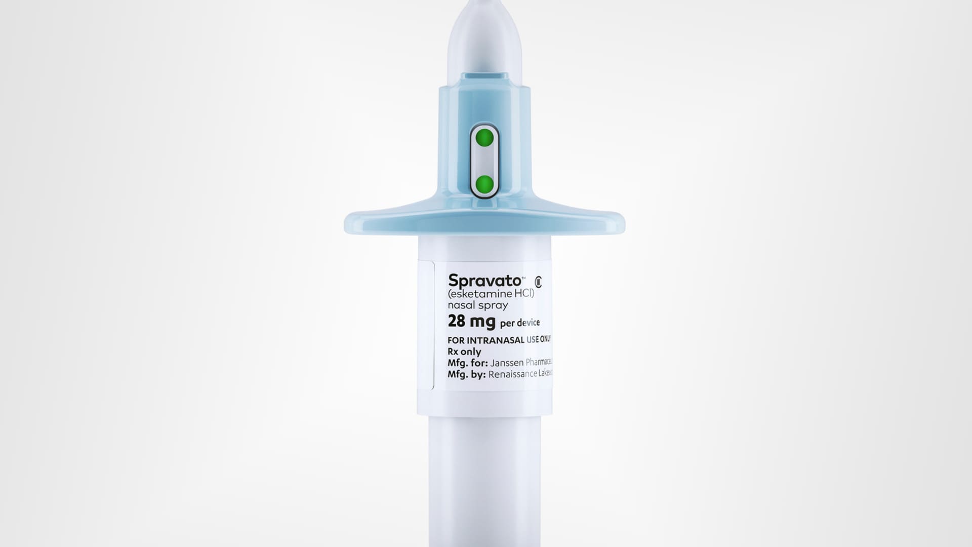 The FDA has approved Johnson & Johnson's Spravato nasal spray for depression