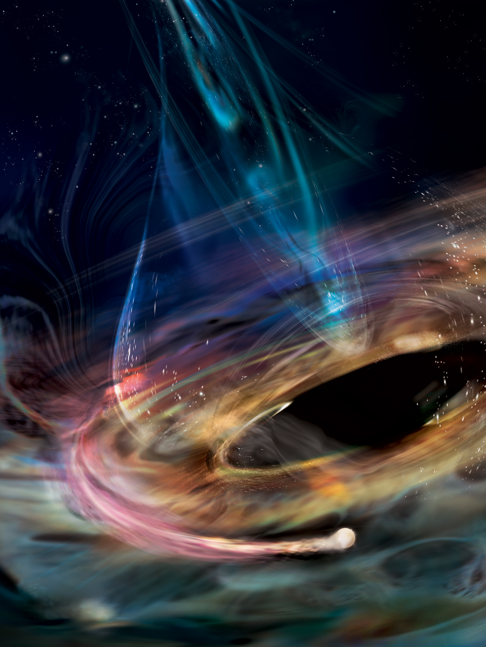 Recent observations challenge our understanding of giant black holes