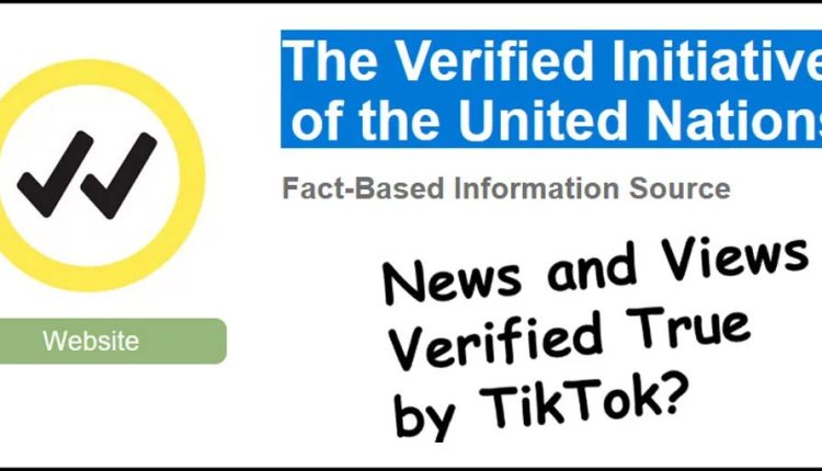The verified initiative of the United Nations – is that clear?

