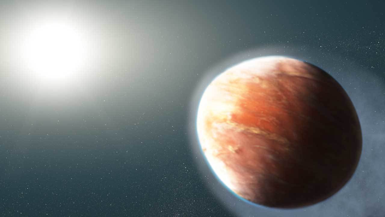 This hot Jupiter probably formed near his star