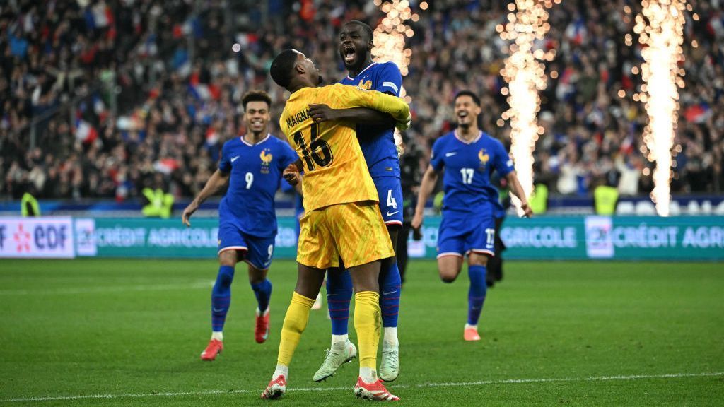 France keeper Maignan the "difference" at the finish line, say Mbappé