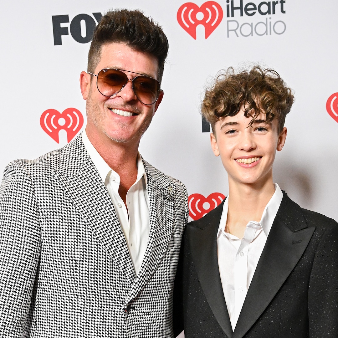 Robin Thicke's son Julian Rare Red Red Carpet