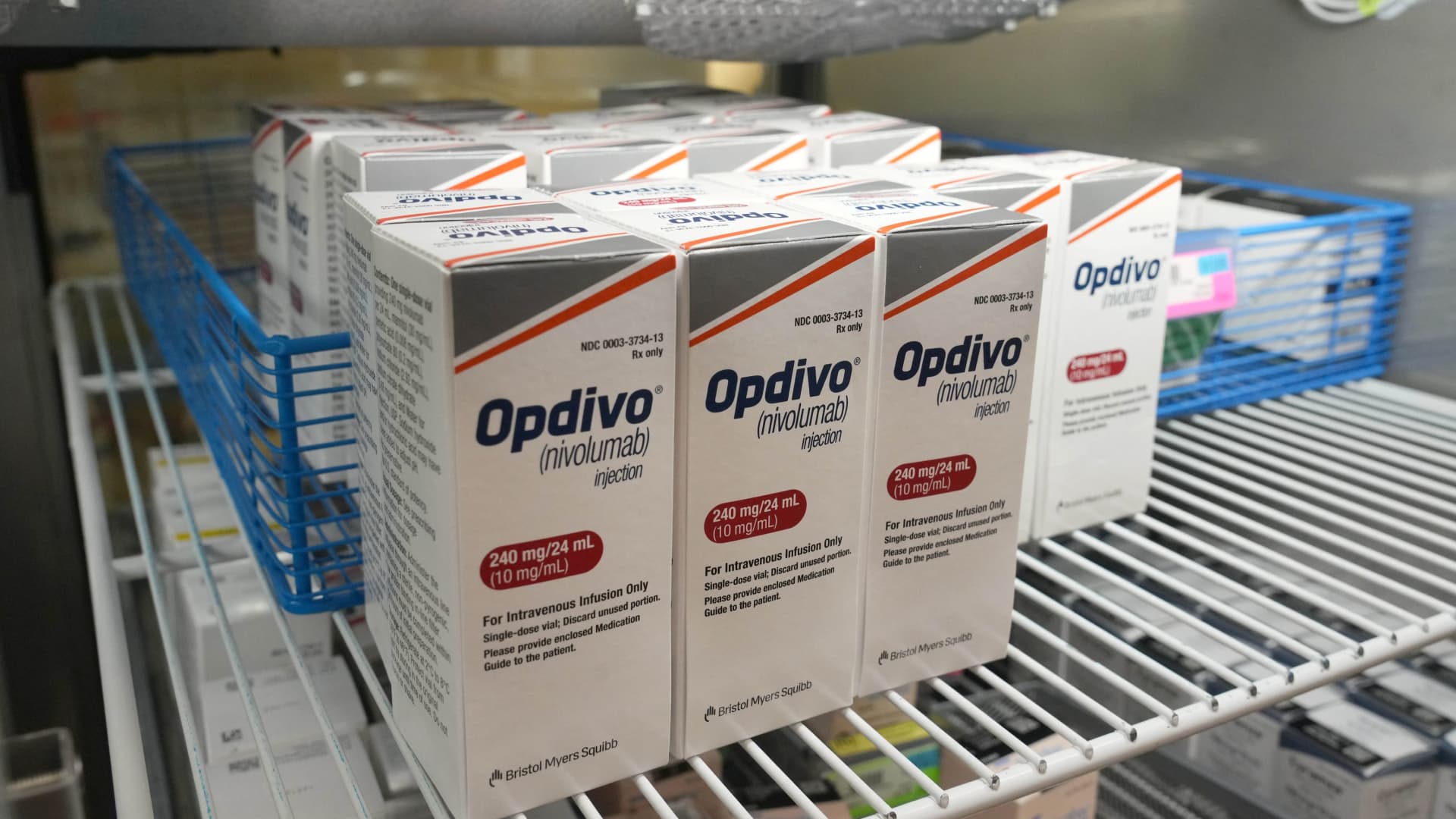 We lower our price goal of Bristol Myers despite a winning blow