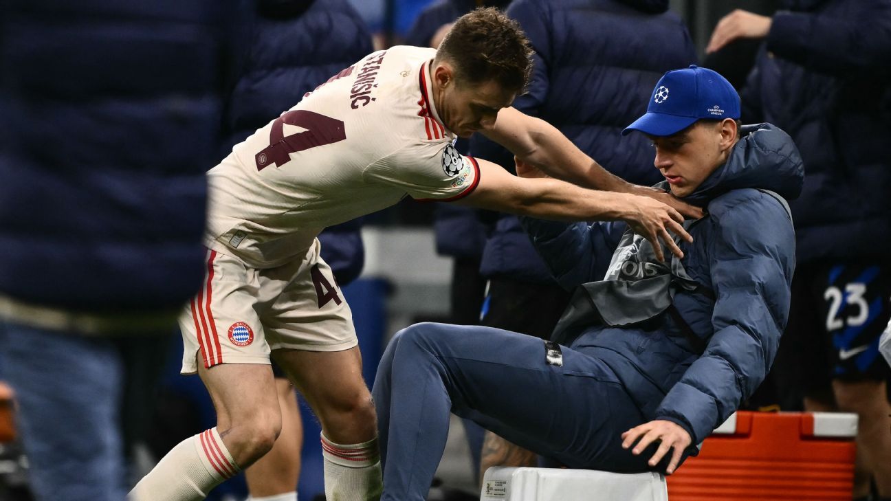 Champions League: Bavaria's Josip Stanische regrets the Pushing Ball Boy