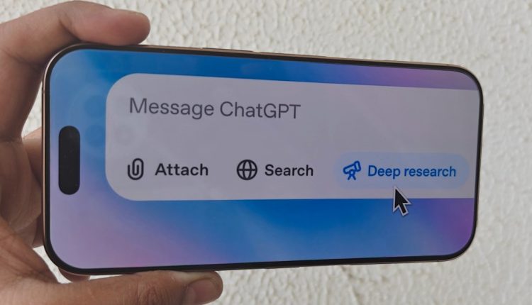Chatgt's great deep research receives a light version and goes for everyone free of charge

