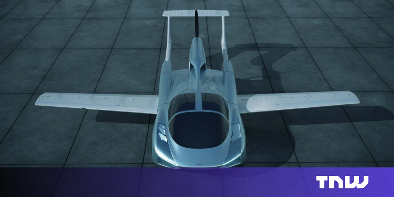 This flying sports car will be offered for sale next year - for 1 million US dollars
