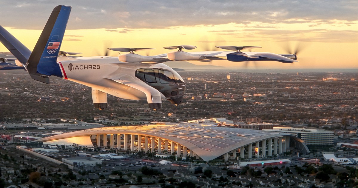 Archer's flight taxis go to LA for the 2028 Olympic Games