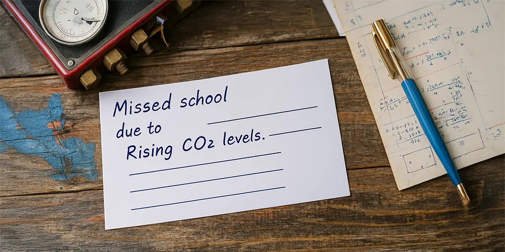 Wrong, Phys.org, climate change does not cause the lost school days - watts against it?