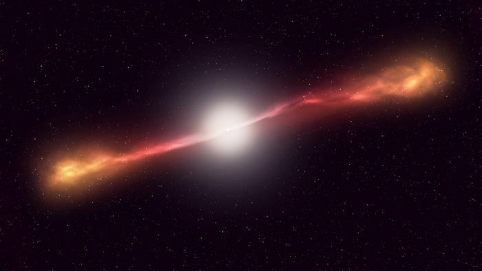 Artist’s conception of a supermassive black hole  Credit: Roberto Molar Candanosa