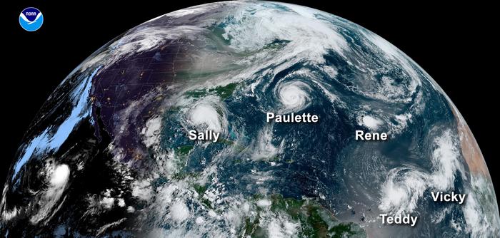 The North Atlantic sees more hurricane clusters when the climate warms up - so one?