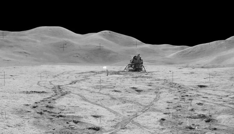 An Apollo lander on the Moon. Credit: NASA
