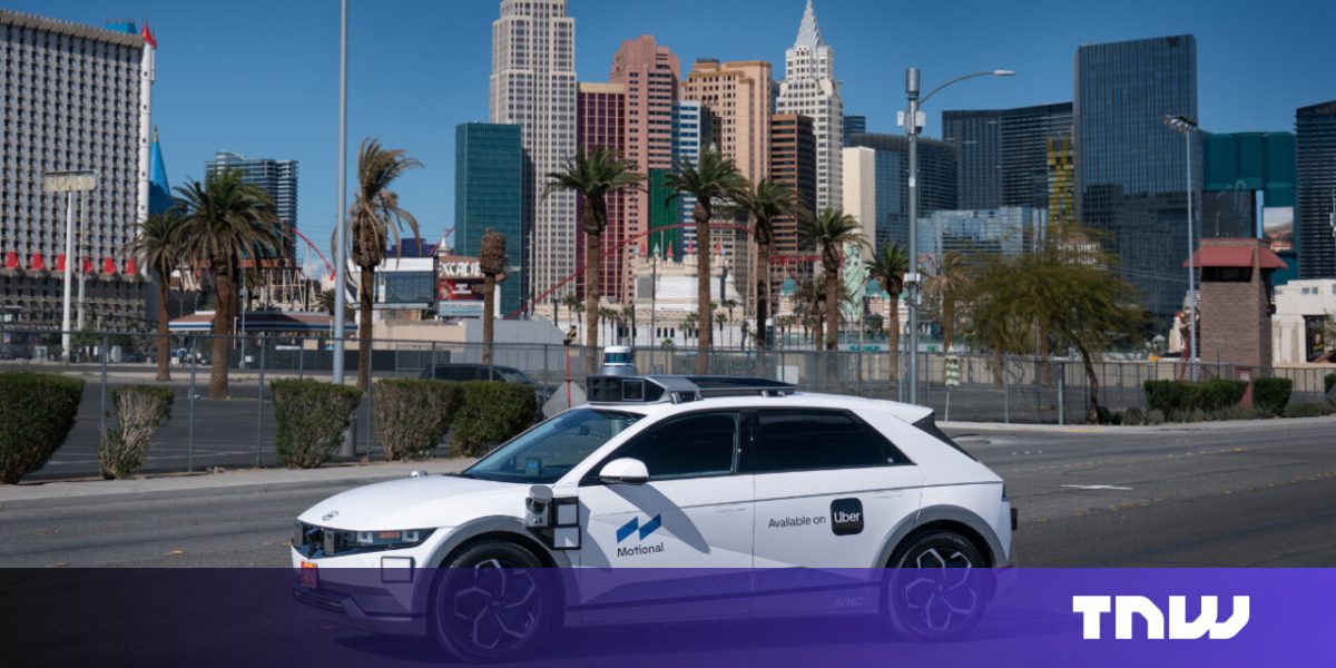 Uber is introducing motion robotaxis in Las Vegas