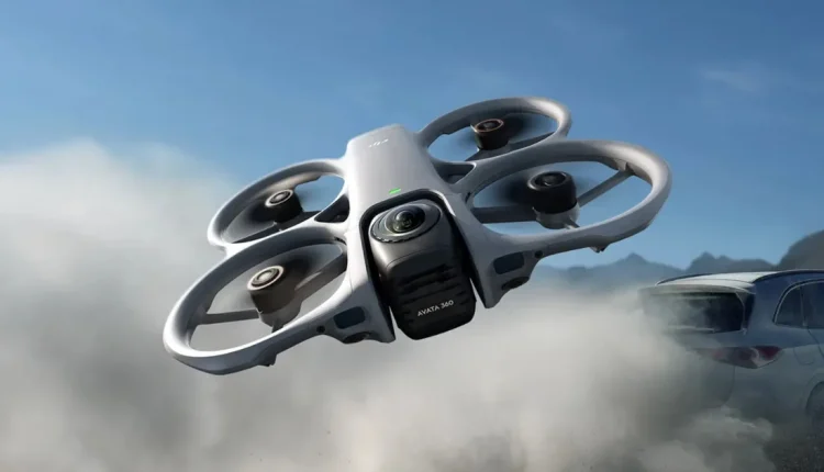 DJI's first 360° drone offers 8K video recording and an incredibly long transmission range

